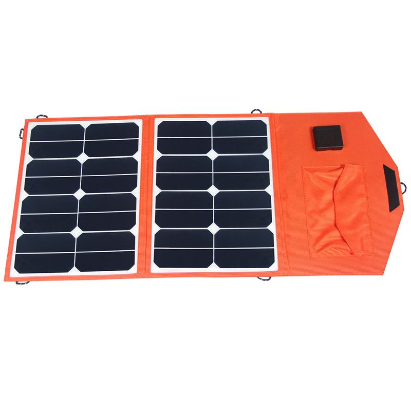 30W Solar Folding pack Charger Outdoor new eco-friendly energy saving charging pack SunPower folding pack
