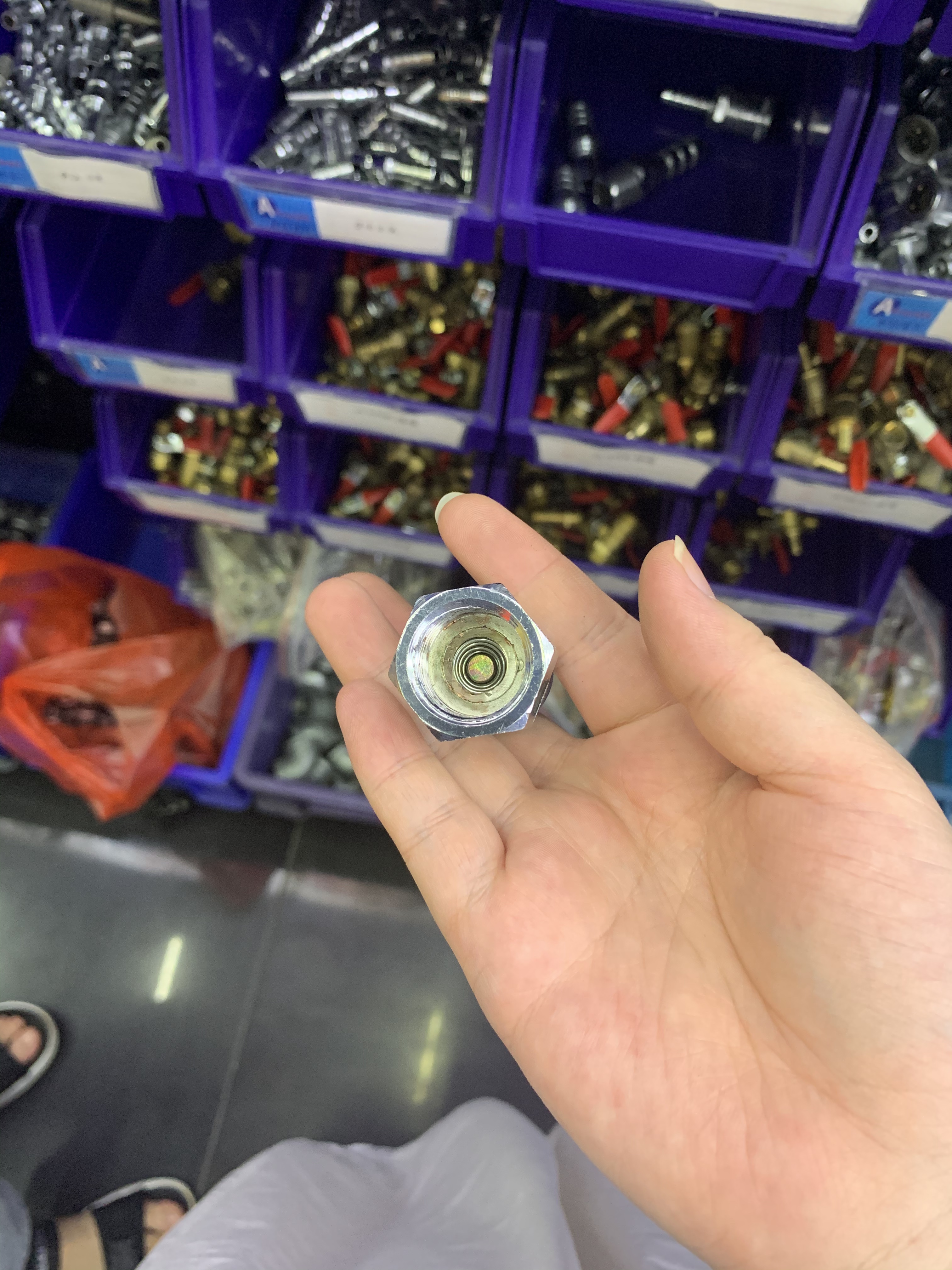 Air compressor parts 2-inch external thread small head Specification image