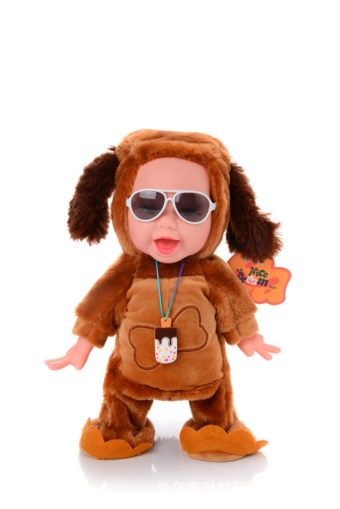 The brand-new rubber ice cream doll is an electric plush toy. The ice cream doll will cry details Picture