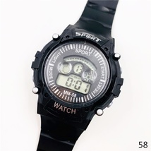 儿童运动手表58放水手表LED七彩灯手表跨境爆款手表