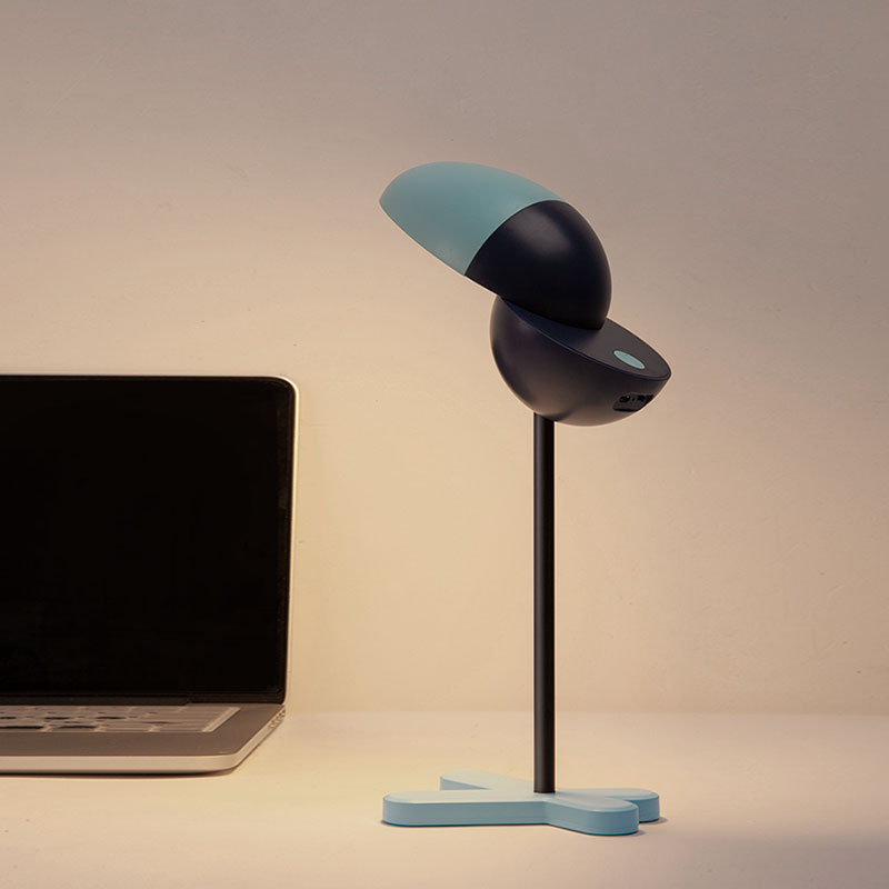 厂家直销 原创北欧简约卧室床头书房儿童学习 啄木鸟无极调光台灯详情图3