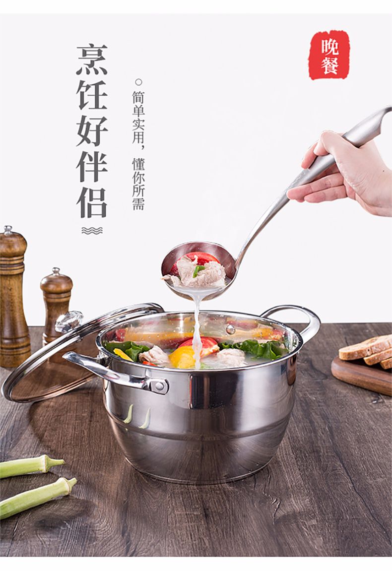 素格 火象奥罗拉蒸锅-HXD-ZG107 不锈钢色 精选优质钢材 茶色玻璃盖详情图3