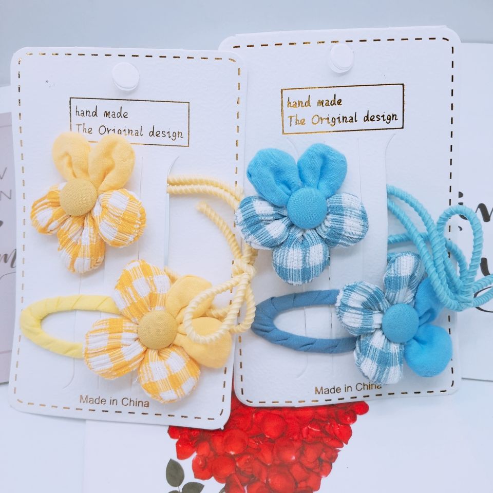 New Korean children's flower hairpin Baby flower bb clip details Picture