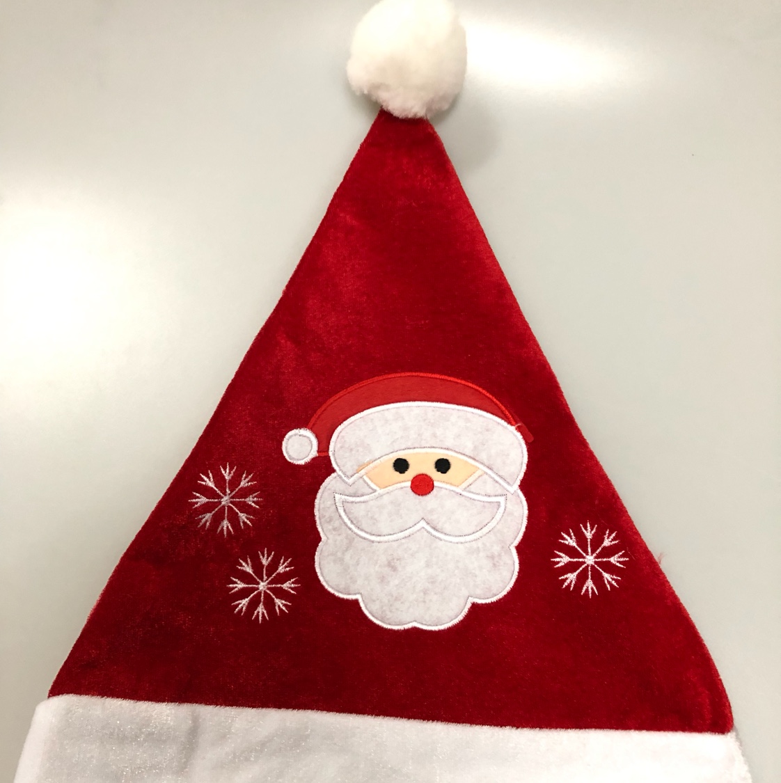 Embroidered woolen Christmas hat