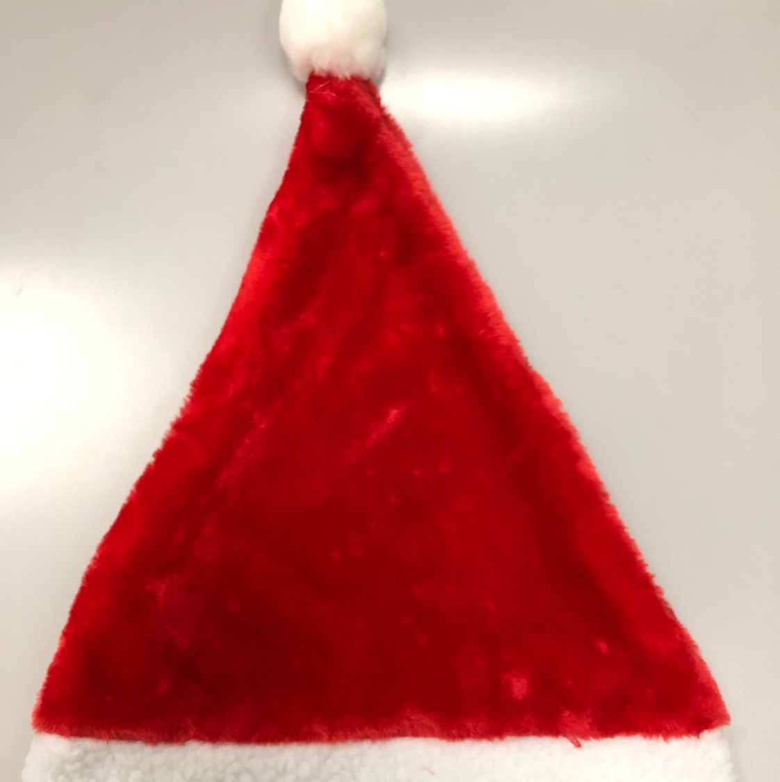 Stuffed lamb wool Santa hat thumbnail