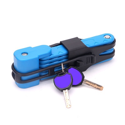 Folding lock bike lock mountain bike lock anti-theft lock joint lock riding equipment battery car lock motorcycle lock Application Scenario