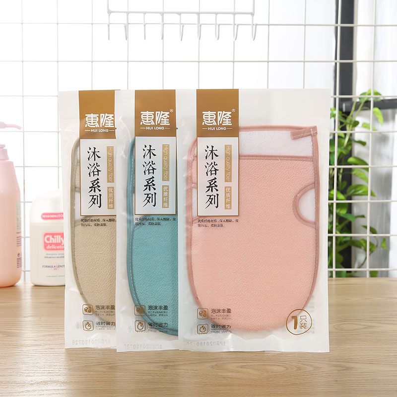 Huilong washcloth washcloth washcloth gloves washcloth scrub mud on both sides