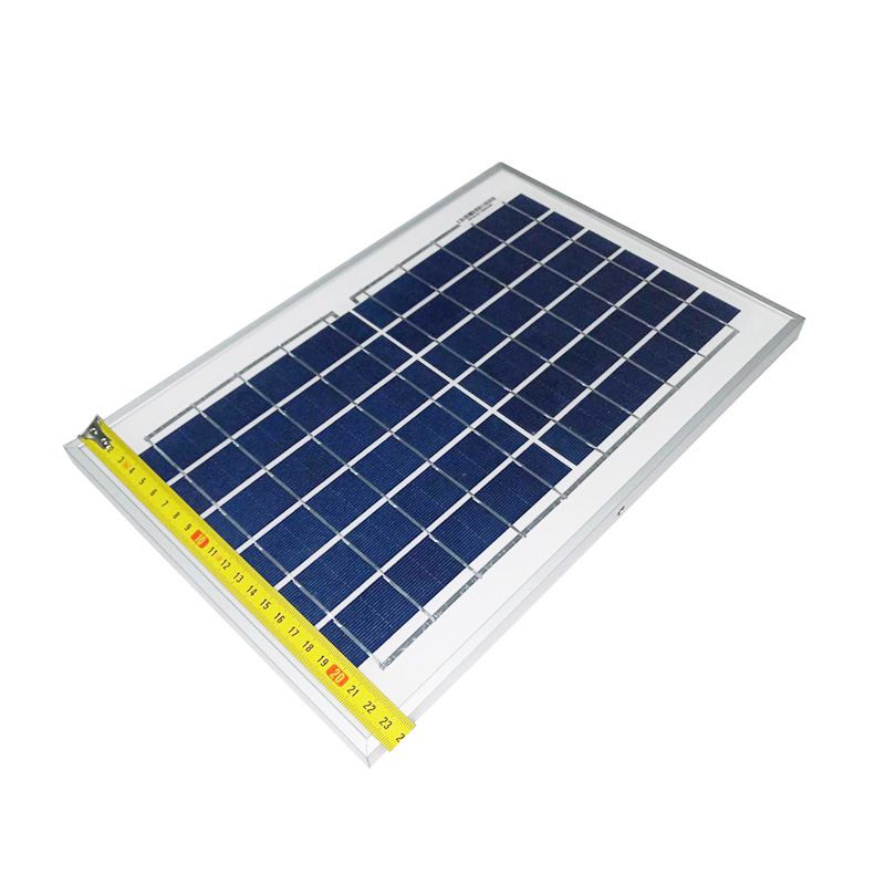 8W15V single polycrystalline solar panel Solar panel photovoltaic glass laminate module Specification drawing