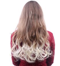 European and American wig long curly hair five card hair extensions piece one piece wig seamless large wavy color-changing hair extensions piece