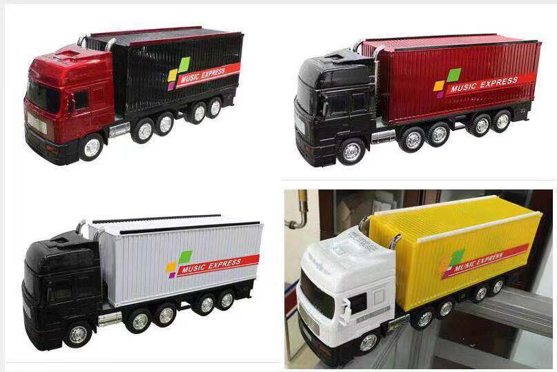 卡车车模蓝牙音箱细节图