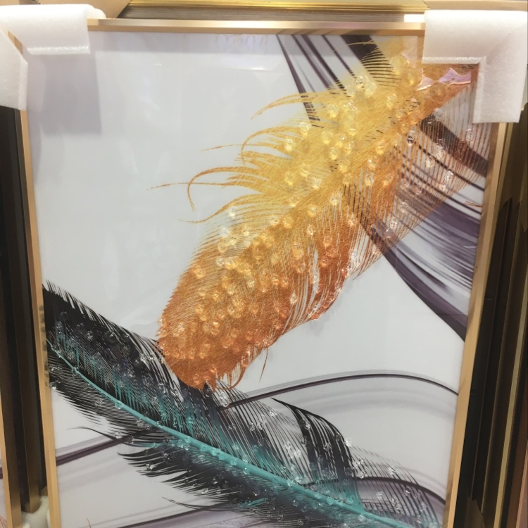 Decorative Painting Crystal Porcelain Painting Specification drawing