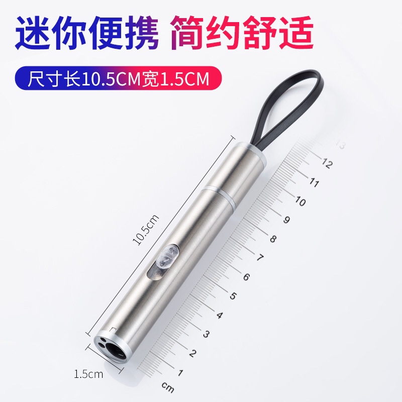 迷你便携式验钞手电筒 多功能验钞笔 小型验钞紫光灯 厂家直销白底实物图