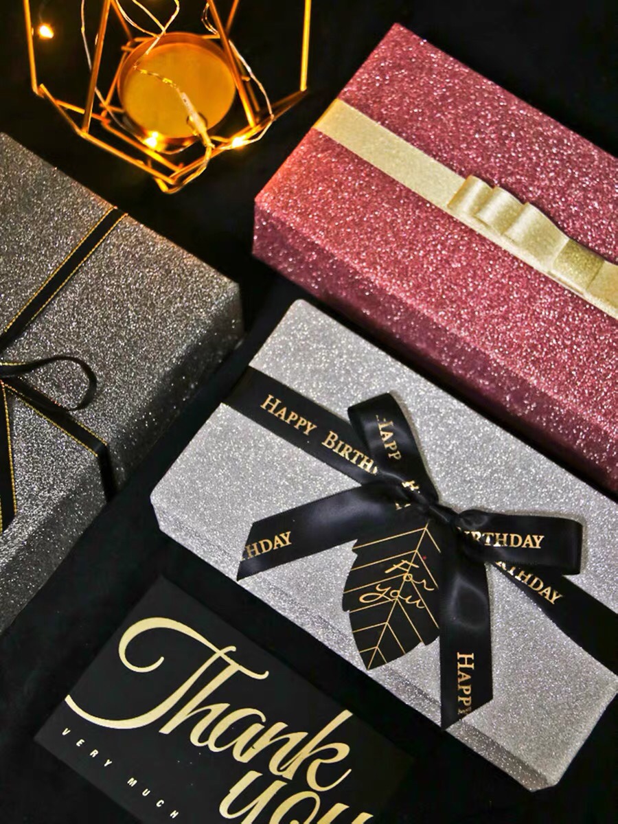 情人节生日礼物礼品包装纸金葱金粉纸DIY手工纸花束防水包装纸卷装产品图