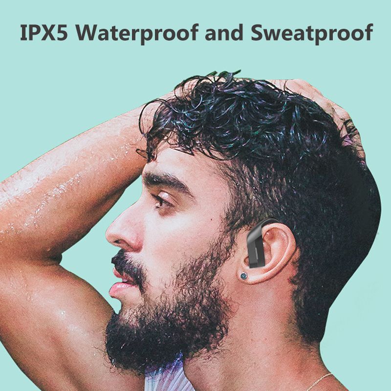 YEXIN cross-border new M8 wireless sports binaural touch hanging ear invisible hanging ear Bluetooth headset