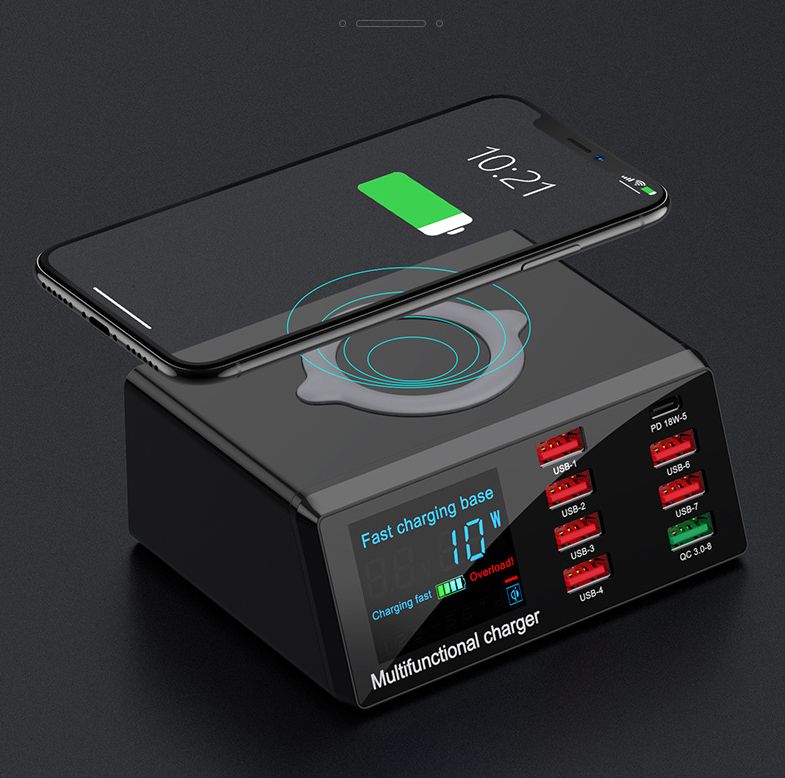 PD18W Quick Charge USB smart phone Quick Charge 5V20A QC3.0 quick Charge 10W wireless Charger