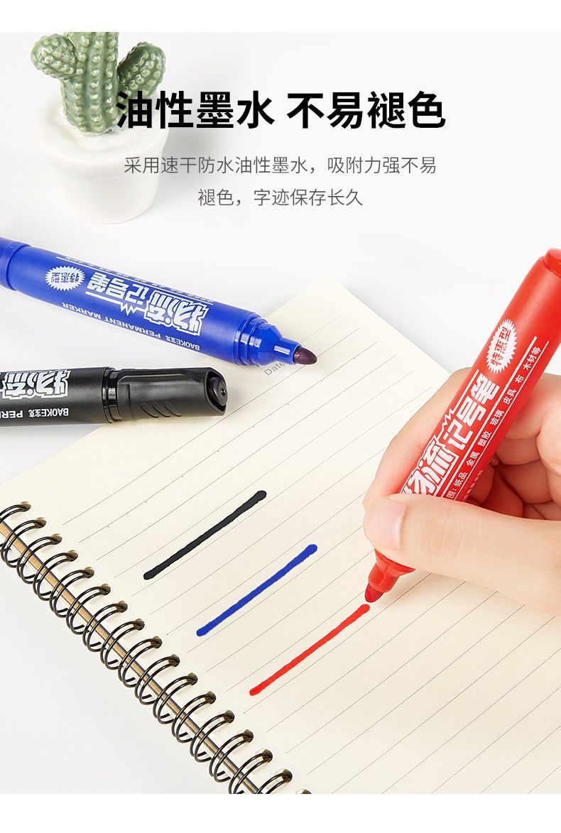 Bock MP291 logistics marker pen single-head large-end pen CD disc detail image 4