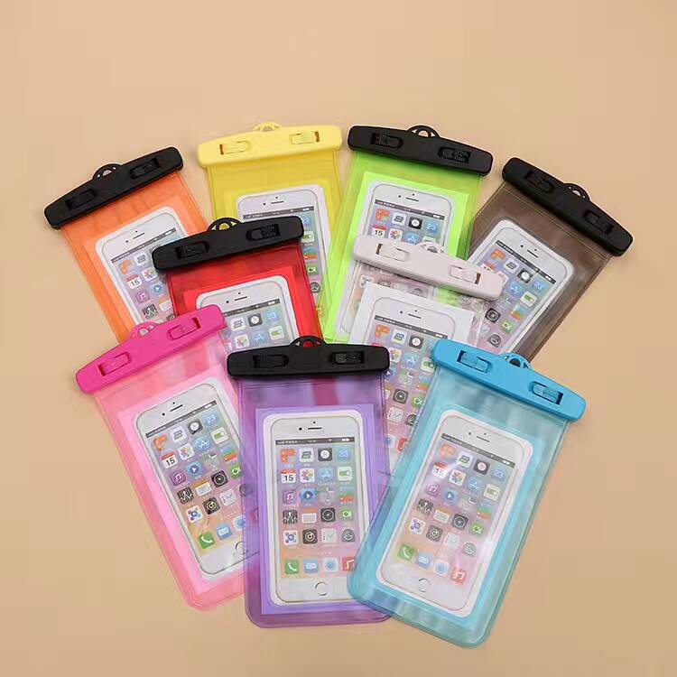手机防水袋 PVC 防水袋 LZ07 纽扣手机防水袋 红色
