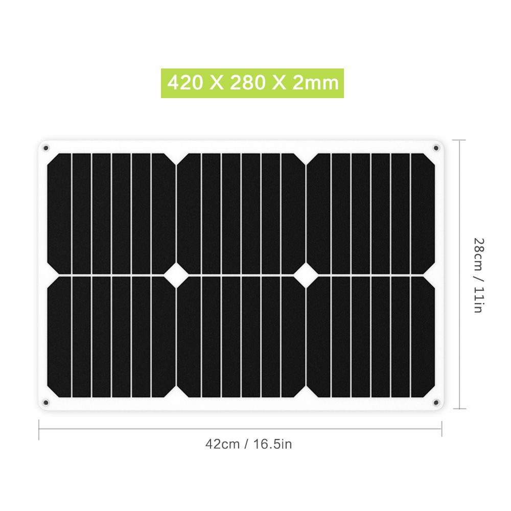 Semi-flexible solar electric vehicle motorcycle battery charger 18V18W waterproof solar panel
