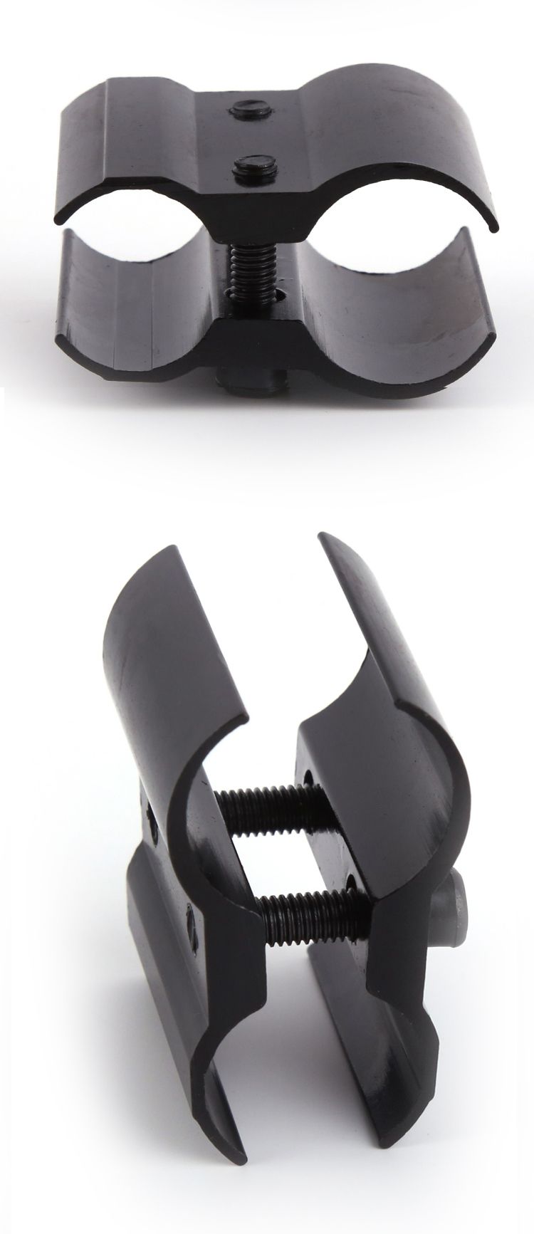 qq管夹管道支架 抗震管夹圆管固定卡扣 圆管夹管支架金属厂家直销详情图2