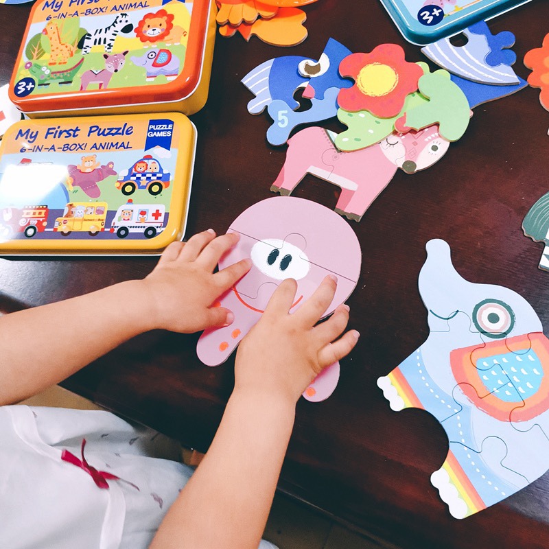 幼儿童早教益智力1动脑2宝宝积木4小孩3男孩一至二岁女孩拼图玩具