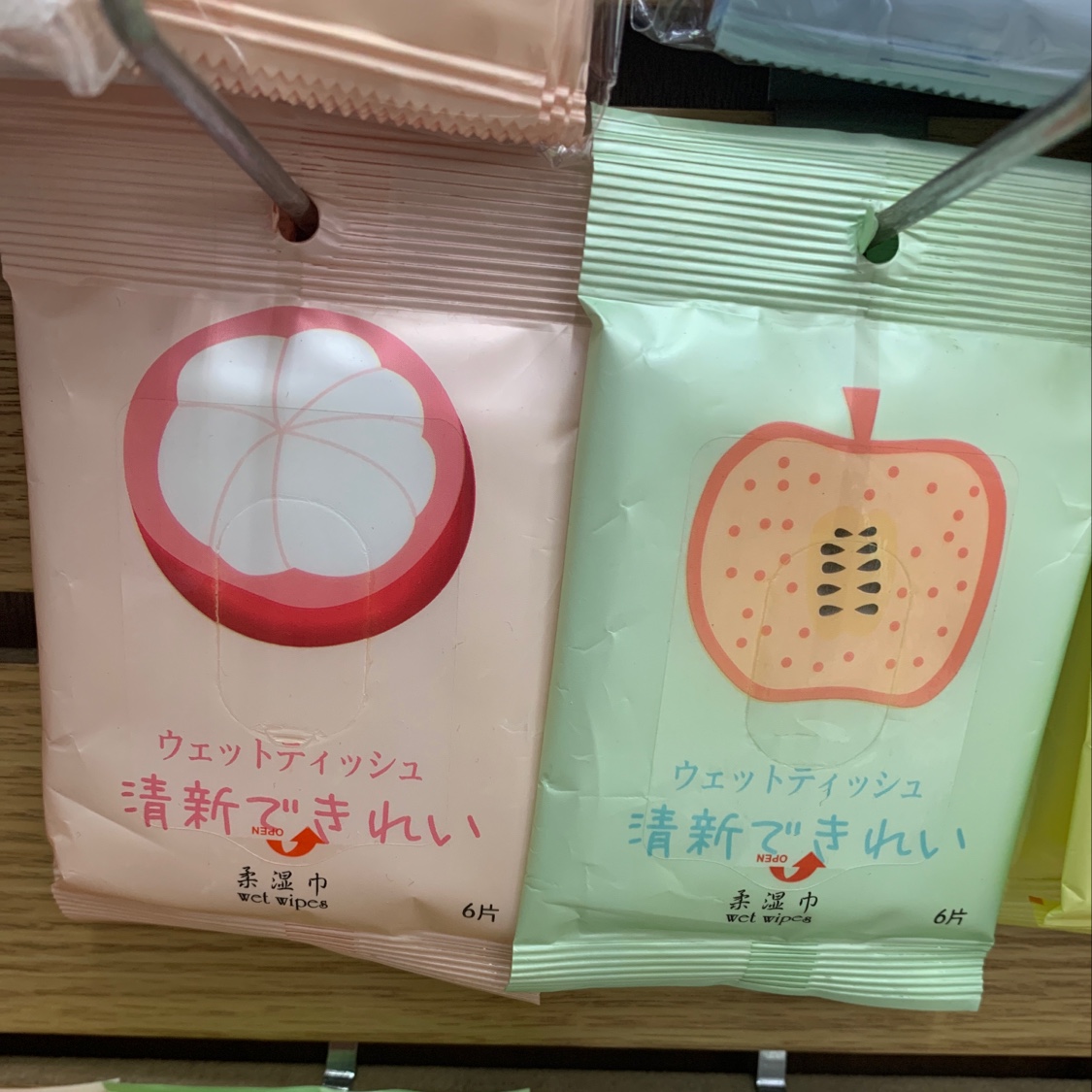 6 cartoon wet wipes with cute characters are convenient and quick to carry. They are a must-have for traveling details Picture