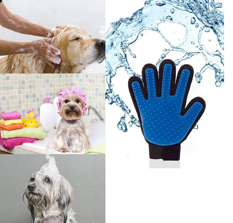 宠物洗澡手套True touch 猫狗通用清洁按摩刷除毛吸尘工具详情图6