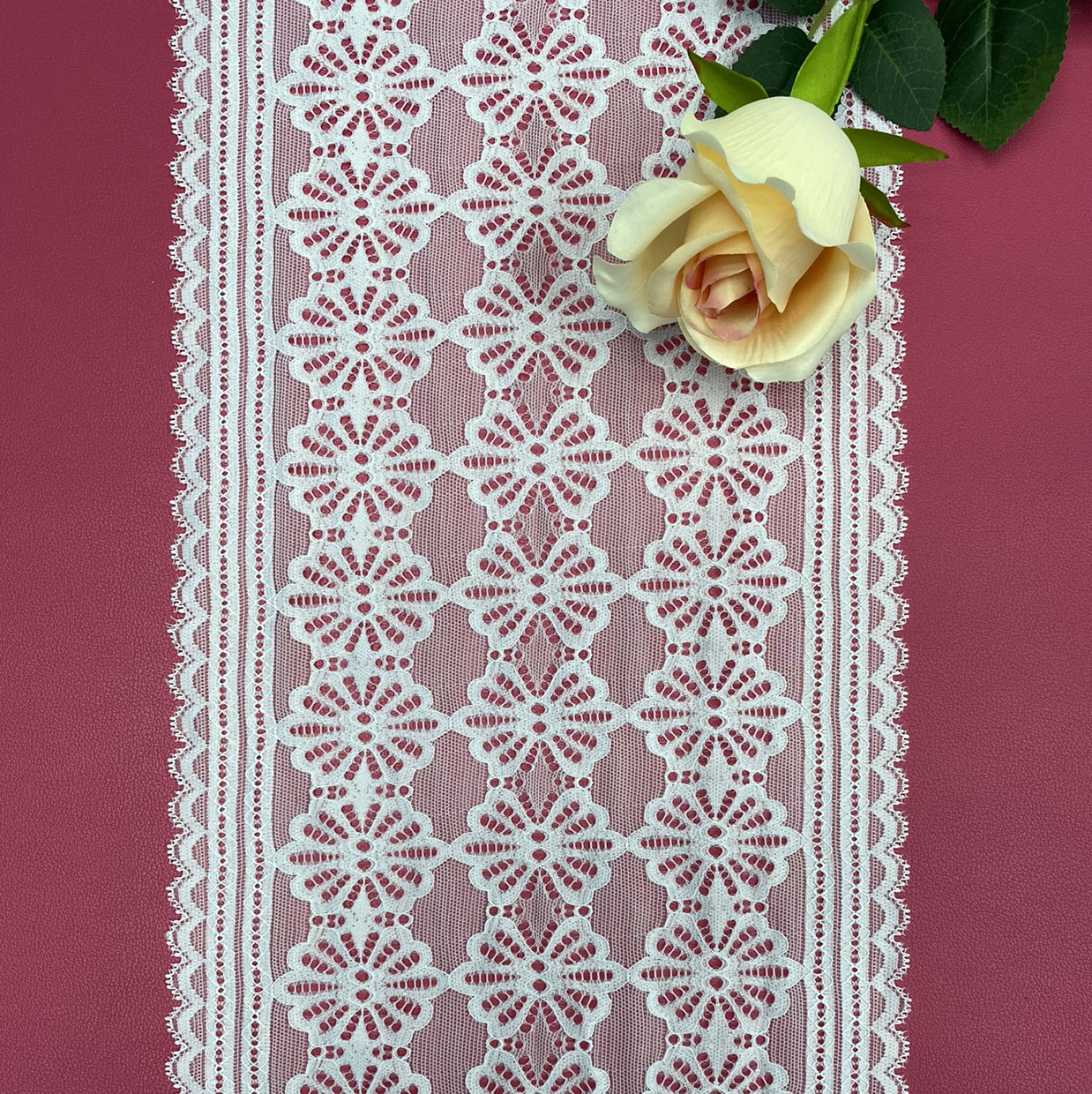 DB1118(width 22CM) Lace trim, elastic lace, non-elastic lace, eyelash lace, lace fabric, clothing accessories, new style lace