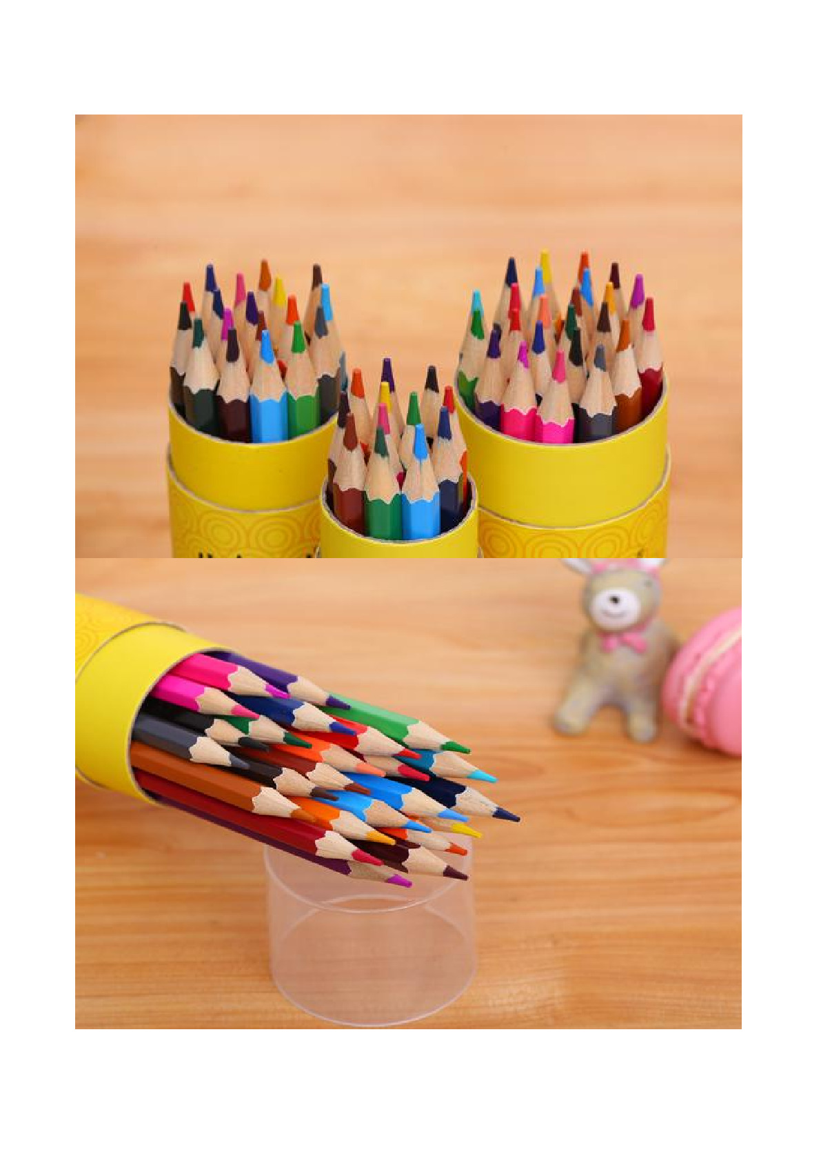 学生绘画彩色铅笔24色幼儿园儿童涂鸦笔详情图2