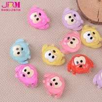 Korean version of creative fashion mobile phone accessories puppy dog cute resin accessories handmade DIY accessories wholesale