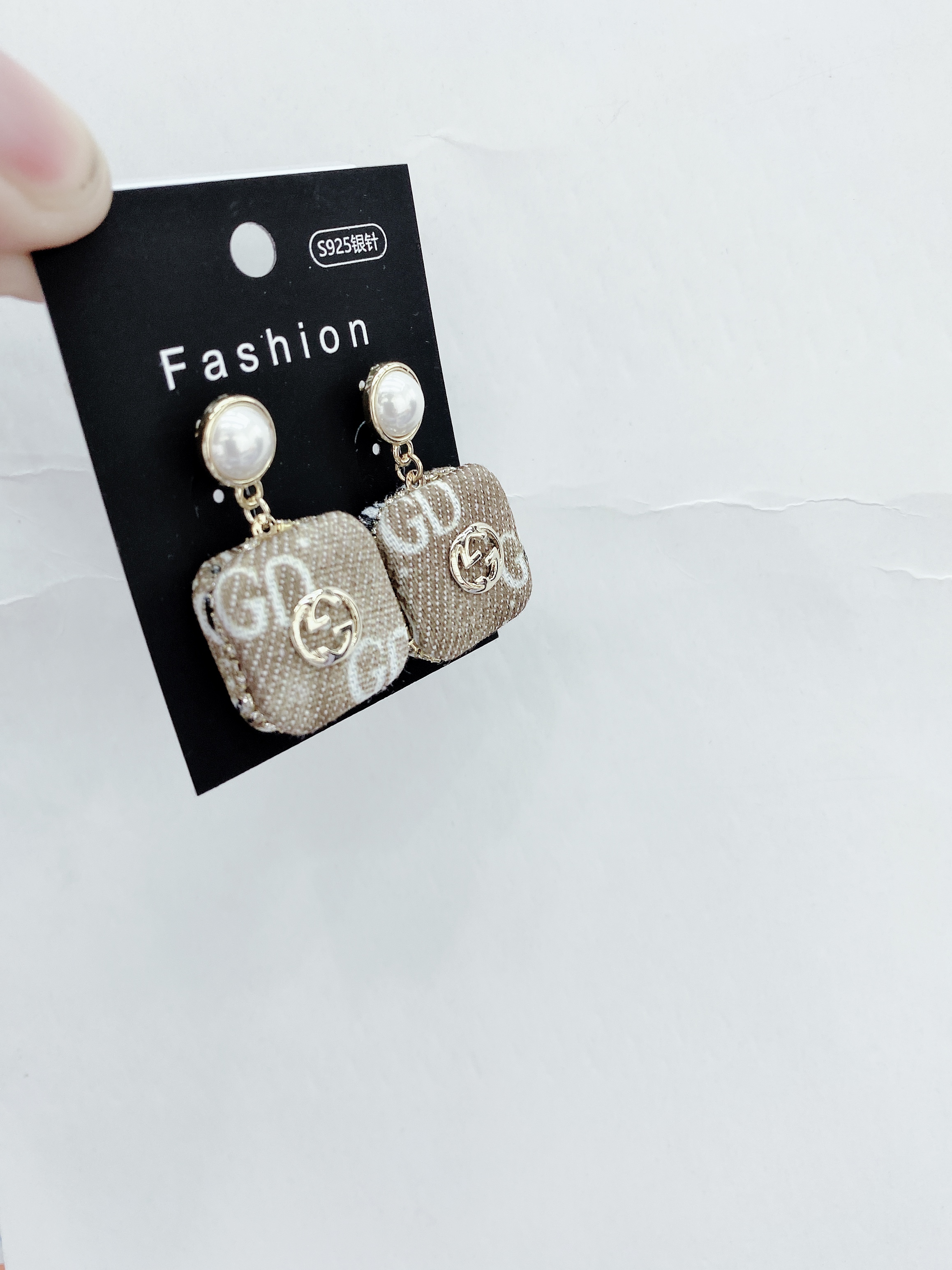 Fabric Earrings details Picture