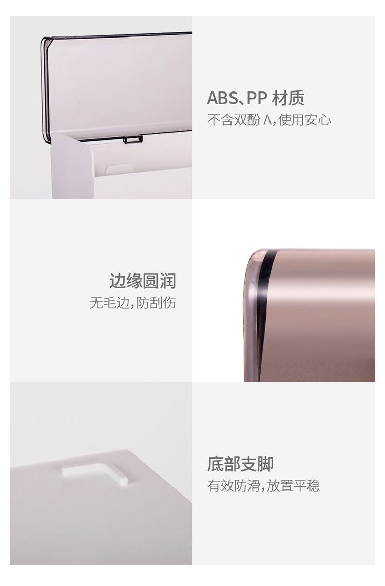 沥水筷子盒带盖筷子筒筷子架创意筷子盒餐具收纳盒日式筷笼详情图2