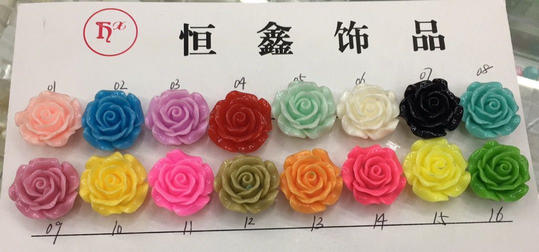 树脂饰品配件之树脂花图