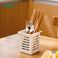 创意家用沥水筷子置物架厨房筷子篓壁挂式筷筒免打孔筷笼收纳盒图