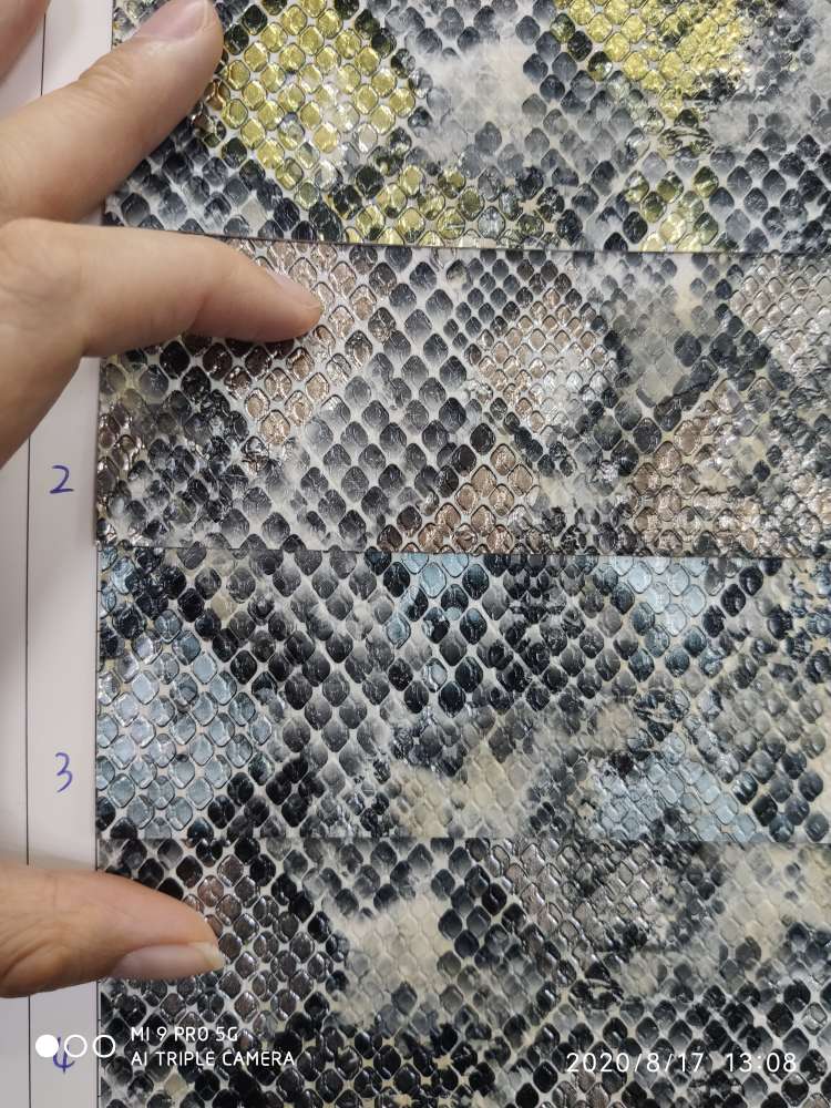 厂家直销热销大量现货支持定做金属蛇皮纹详情图3