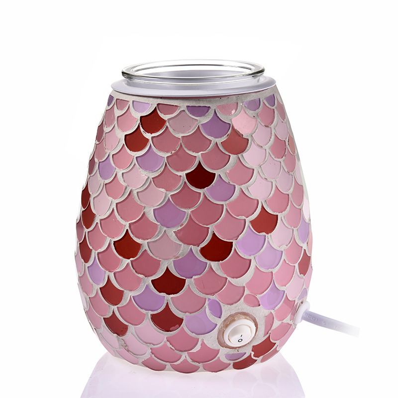 Mosaic glass electric incense lamp simple home aromatherapy machine aromatherapy candle aromatherapy home night lamp