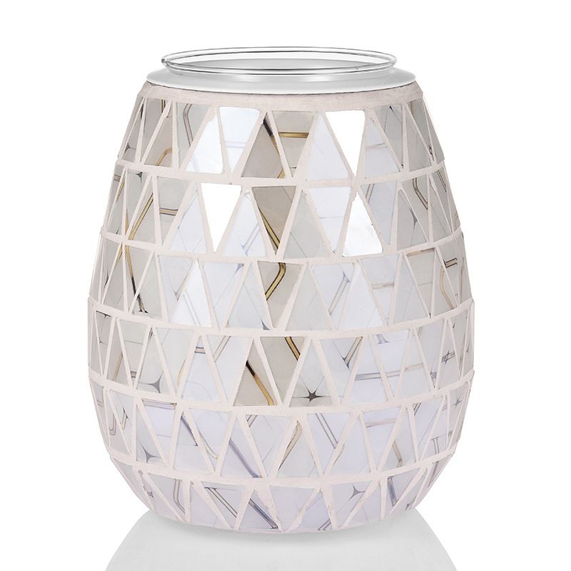 Phantom triangle Mosaic aromatherapy lamp European time table lamp bedroom bedside aromatherapy machine new Application Scenario