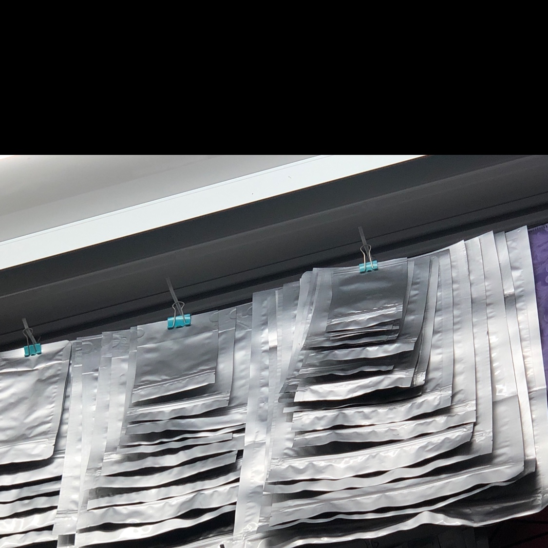 Pure aluminum packaging bag
