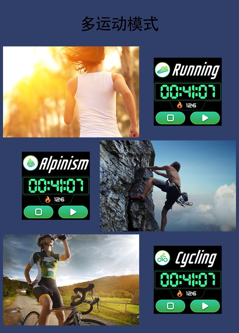 AEMAX new product ZN100 Heart Rate, Blood Pressure, Health, Body Temperature, Bluetooth Call, smart watch Sports Watch detail image 2