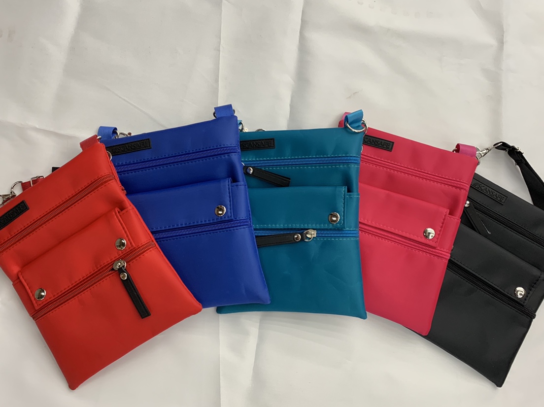 RFID防盗刷斜挎包单肩包证件包手机零钱包产品图