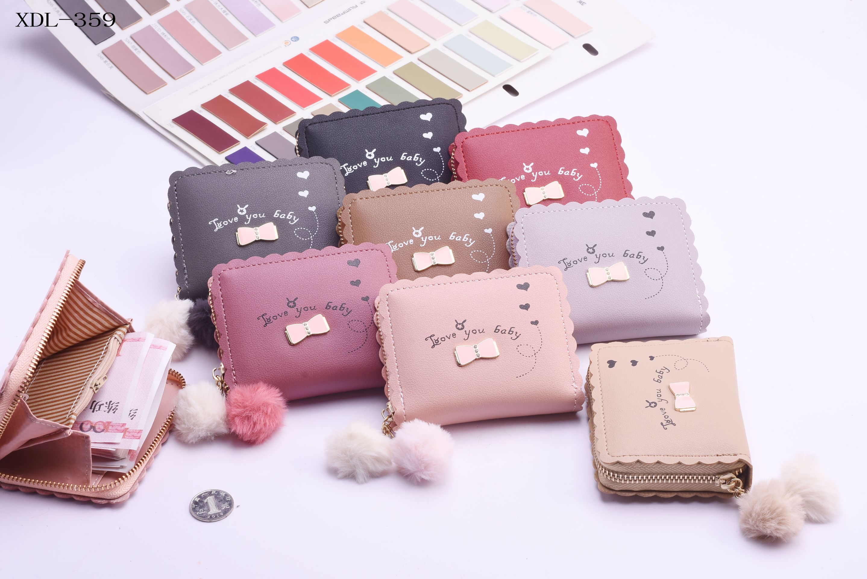 Amazon's new women's wallet mini Korean version of the small fresh change single card bag manufacturers direct thumbnail