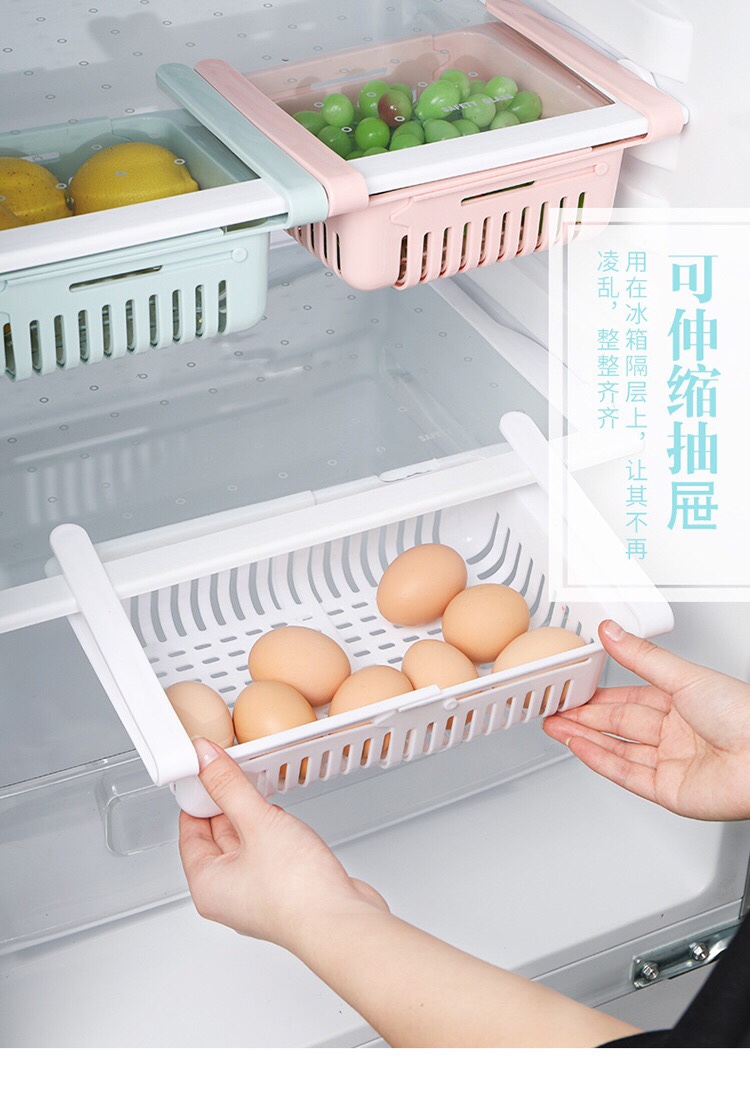 Refrigerator Retractable Storage Rack Application Scenario