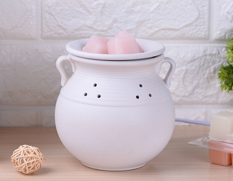 Matte white ceramic aromatherapy hydrating Christmas gift, ceramic silent aromatherapy detail image 12