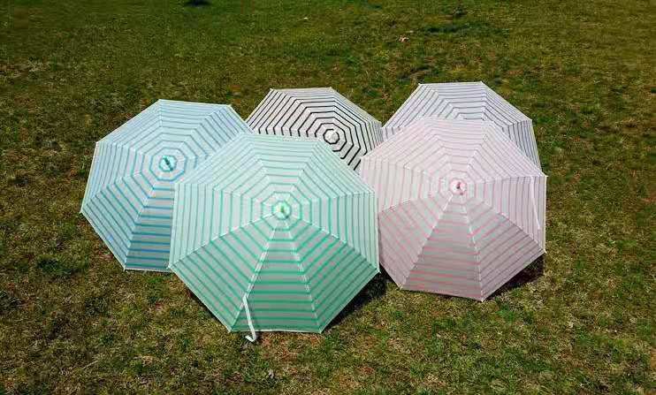 Eco-Friendly Polka-Dot Striped Eva Plastic Umbrella