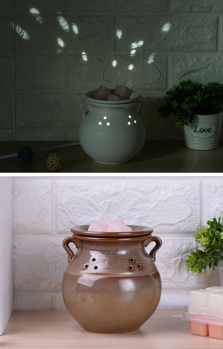 Matte white ceramic aromatherapy hydrating Christmas gift, ceramic silent aromatherapy detail image 10