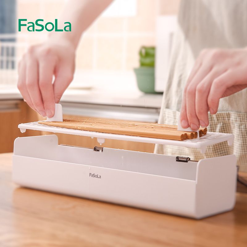Draining chopstick box with lid, chopstick holder, chopstick rack, creative chopstick box, tableware storage box, Japanese style 筷笼 Application Scenario