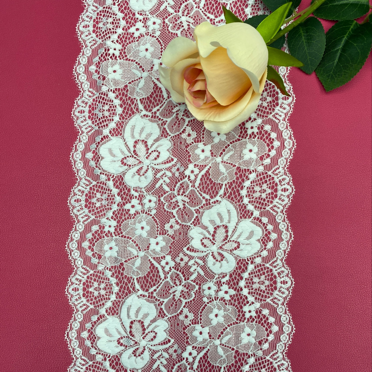 LD0367(Width 18CM) Lace trim, elastic lace, non-elastic lace, eyelash lace, lace fabric, clothing accessories, new style lace