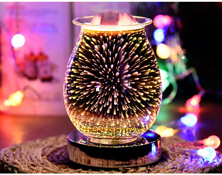 3D烟花触摸香薰机 融蜡器无烟无火香薰灯 精油熏香灯跨境爆款货源详情图13