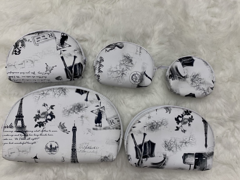 Half Pu Five-Piece Set