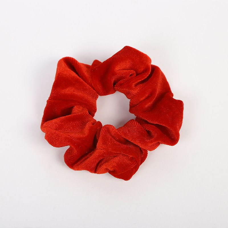 Wholesale of new Korean-style large updo velvet hair bands, 11-color European and American women's hair ties, and street stall mom headwear details Picture