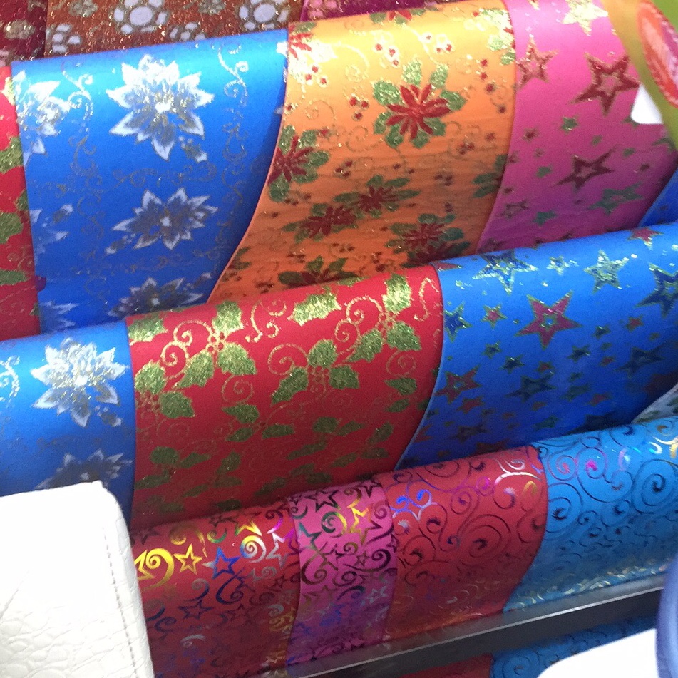 七彩烫金海绵纸